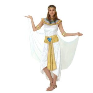 EGYPTIAN DELUXE QUEEN OF THE NILE 6 Pc CLEOPATRA COSTUME L  💥NWT!🆕FAST😮‍💨⚡🚚